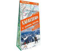 Carte de randonnée laminée du Karakorum (Karakoram) 1:175 000