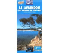 Carte de randonnée : Le Lavandou, parc national de Port Cros, corniche des maures, 3446, 1/25000