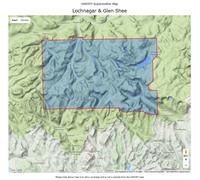 Carte de randonnée - Lochnagar & Glen Shee | Harvey Maps - Superwalker maps