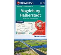 Carte de randonnée - Magdebourg, Halberstadt, Elbe moyenne & contreforts du Harz | Kompass 465