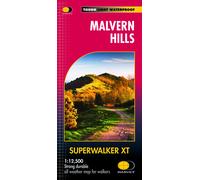 Carte de randonnée - Malvern Hills XT | Harvey Maps - Superwalker maps