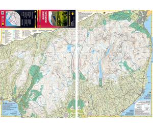 Carte de randonnée - Mourne Mountains | Harvey Maps - Superwalker maps