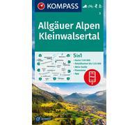 Carte de randonnée n° 003 - Allgäuer Alpen, Kleinwalsertal (Allemagne) | Kompass