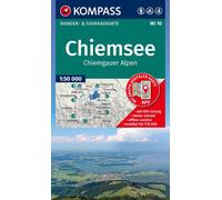 Carte de randonnée n° 010 - Chiemsee, Chiemgauer Alpen (Allemagne) | Kompass