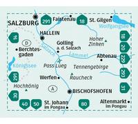 Carte de randonnée n° 015 - Massif de Tennen, Hochkönig (Autriche) | Kompass