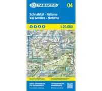 Carte de randonnée n° 04 - Val Senales & Naturno (Alpes, Italie) | Tabacco