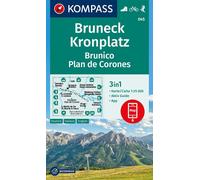 Carte de randonnée n° 045 - Bruneck, Kronplatz + Aktiv Guide (Italie) | Kompass