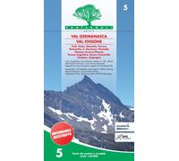 Carte de randonnée n° 05 - Val Germanasca, Val Chisone | Fraternali - 1/25 000