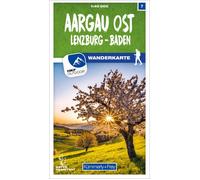 Carte de randonnée n° 07 - Aargau Ost, Lenzburg, Baden (Suisse) | Kümmerly & Frey-1/40 000