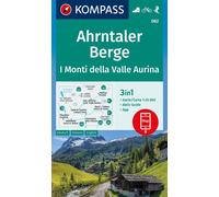 Carte de randonnée n° 082 - Ahrntaler Berge, Monti della Valle Aurina (Trentin-Haut-Adige) | Kompass
