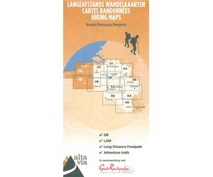 Carte de randonnée n° 1 - Flandre occidentale et Pas de Calais | Alta Via