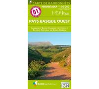 Carte de randonnée n° 1 - Pays Basque Ouest (Labourd, Basse-Navarre) | Rando Editions