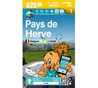 Carte de randonnée n° 1 - Pays de Herve | Mini Planet