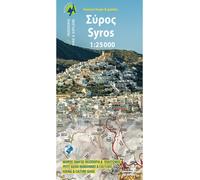 Carte de randonnée n° 10.22 - île de Syros | Anavasi