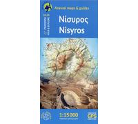 Carte de randonnée n° 10.34 - Nisyros (Grèce) | Anavasi
