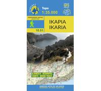 Carte de randonnée n° 10.51 - île d'Ikaria | Anavasi