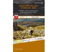Carte de randonnée n° 10 - Skäckerfjällen, Storlien, Åre (Suède) | Norstedts - Outdoor