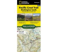 Carte de randonnée n° 1003 - Pacific Crest Trail : Snoqualmie Pass to Cascade Locks (Washington) | National Geographic
