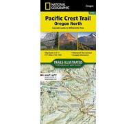 Carte de randonnée n° 1004 - Pacific Crest Trail : Cascade Locks à Willamette Pass (Oregon) | National Geographic