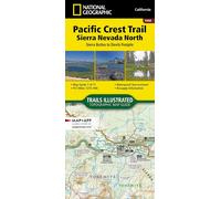 Carte de randonnée n° 1008 - Pacific Crest Trail : Sierra Buttes au Devil's Postpile | National Geographic