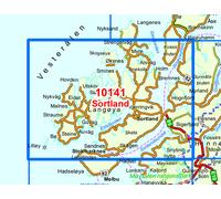 Carte de randonnée n° 10141 - Sortland, archipel des Vesterålen (Norvège) | Nordeca - Norge-serien