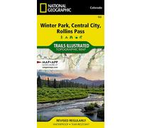 Carte de randonnée n° 103 - Winter Park / Central City / Rollins Pass (Colorado) | National Geographic