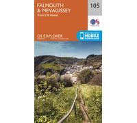 Carte de randonnée n° 105 - Falmouth, Mevagissey | Ordnance Survey - Explorer - Papier