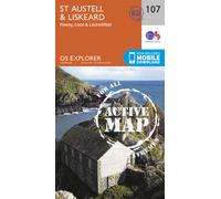 Carte de randonnée n° 107 - Saint Austell (Grande Bretagne) | Ordnance Survey - Explorer - Plastifiée