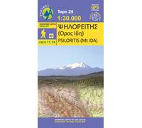 Carte de randonnée n° 11.14 - Psiloritis /Mt Ida (Crète) | Anavasi