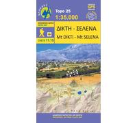 Carte de randonnée n° 11.15 - Mt Dikti, Mt Selena (Crète)| Anavasi