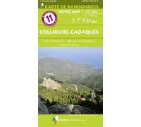 Carte de randonnée n° 11 - Collioure, Cadaquès, Massif des Albères, Côte Vermeille & cap de Creus | Rando Editions