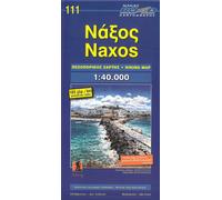 Carte de randonnée n° 111 - Naxos | Road Editions