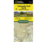 Carte de randonnée n° 1202 - Colorado Trail Nord, Monarch à Denver | National Geographic