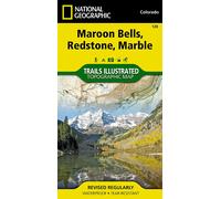 Carte de randonnée n° 128 - Maroon Bells, Redstond, Marble (Colorado) | National Geographic