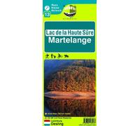 Carte de randonnée n° 13 - Lac de la Haute-Sûre, Martelange | Mini Planet