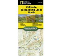 Carte de randonnée n° 1304 - Colorado Backpack Loops Nord | National Geographic - Papier