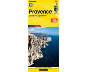 Carte de randonnée n° 14 - Provence, PN Calanques, Ste-Victoire, Ste-Baume | Didier Richard