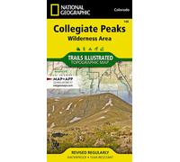 Carte de randonnée n° 148 - Collegiate Peaks Wilderness Area (Colorado) | National Geographic