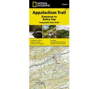 Carte de randonnée n° 1503 - Appalachian Trail : Damascus to Bailey Gap (Virginie) | National Geographic