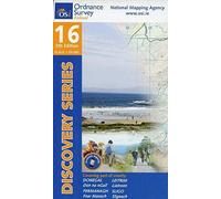 Carte de randonnée n° 16 - Donegal, Fermanagh, Leitrim/ Sligo (Irlande) | Ordnance Survey - série Discovery