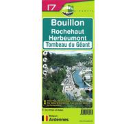 Carte de randonnée n° 17 - Bouillon, Rochehaut, Herbeumont, Tombeau du Géant | Mini Planet