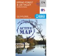 Carte de randonnée n° 174 - Epping Forest, Lee Valley (Grande Bretagne) | Ordnance Survey - Explorer - Plastifiée