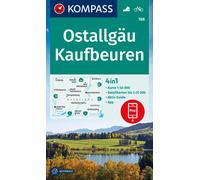 Carte de randonnée n° 188 - Ostallgäu, Kaufbeuren + Activ Guide (Allemagne) | Kompass