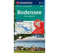 Carte de randonnée n° 1C - Lac de Constance (Bodensee) | Kompass