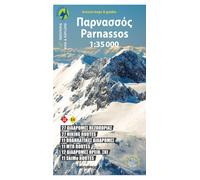 Carte de randonnée n° 2.1 - Mont Parnasse (Grèce) | Anavasi