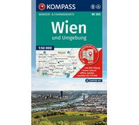 Carte de randonnée n° 205 - Vienne & environs (Autriche) | Kompass