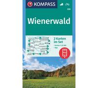 Carte de randonnée n° 208 - Wienerwald (Autriche) | Kompass