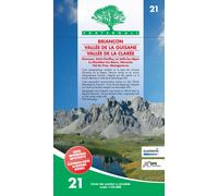 Carte de randonnée n° 21 - Briançon, Vallée de la Guisane, Vallée de la Clarée | Fraternali - 1/25 000