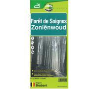 Carte de randonnée n° 21 - Forêt de Soignes | Mini Planet