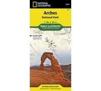 Carte de randonnée n° 211 - Parc National Arches (Utah) | National Geographic